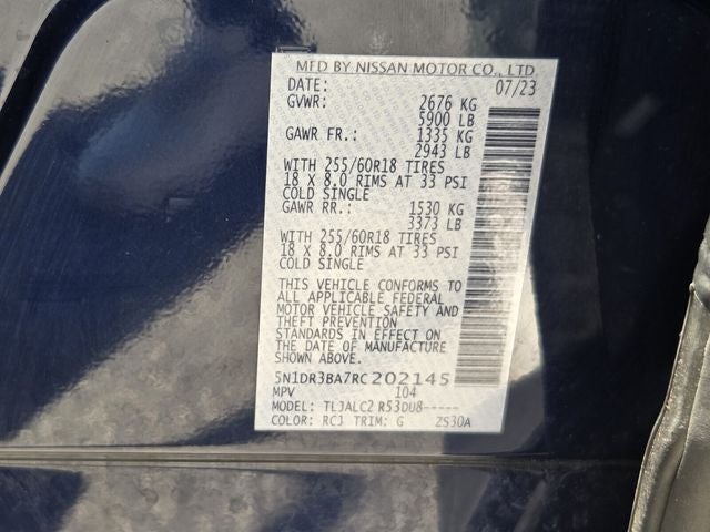 2024 Nissan Pathfinder SV