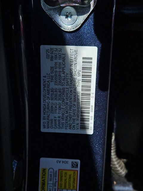 2025 Honda CR-V Hybrid Sport Touring