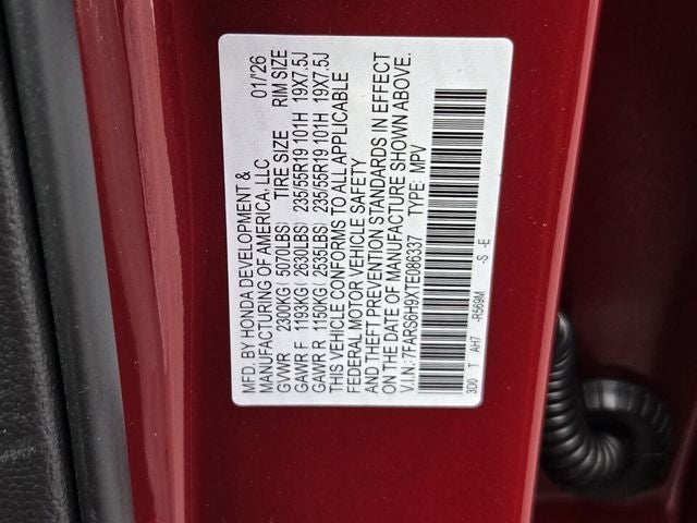 2026 Honda CR-V Hybrid Sport Touring