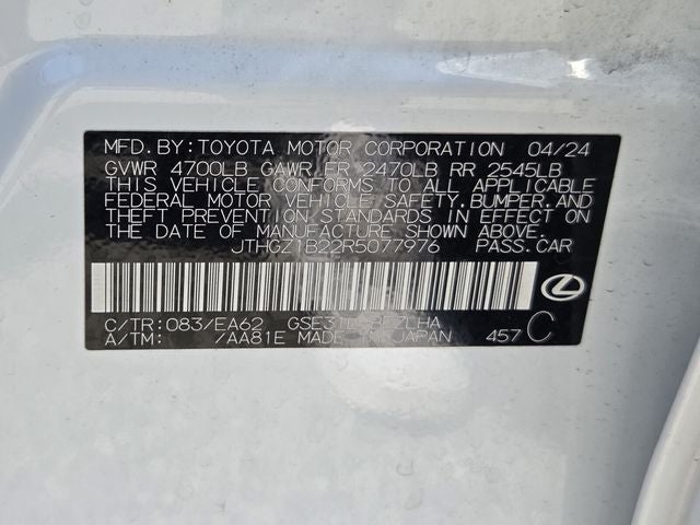 2024 Lexus IS 350 F SPORT