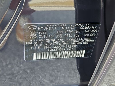 2023 Hyundai Sonata Limited