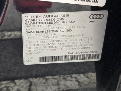 2015 Audi Q5 2.0T Premium Plus quattro