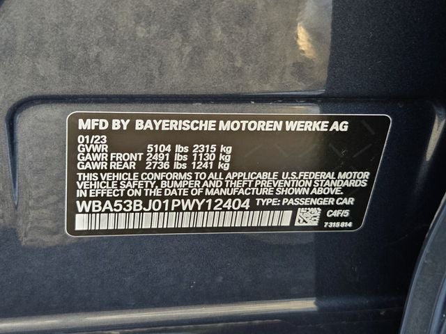2023 BMW 5 Series 540i