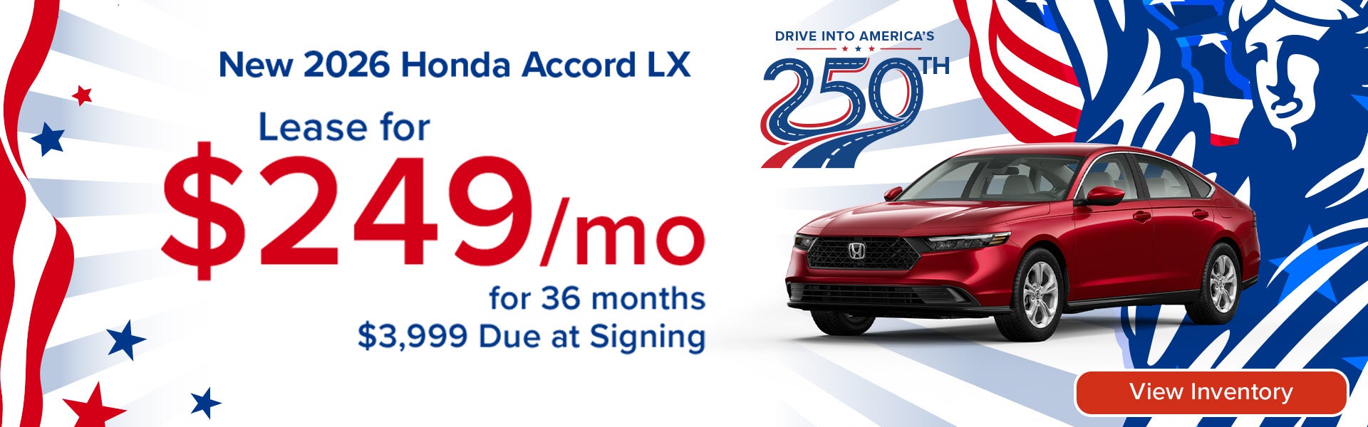 New 2026 Honda Accord LX