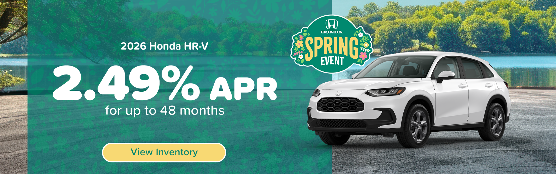 2026 Honda HR-V 2.49% APR for 48 months in Stonecrest, GA