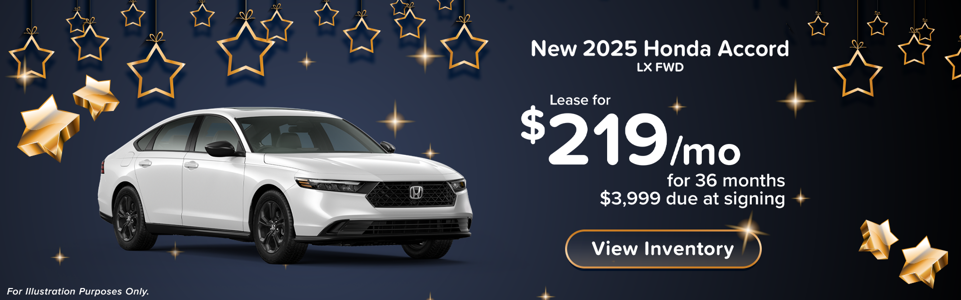 Lease a 2025 Honda Accord LX for $219/mo in Stonecrest, GA 