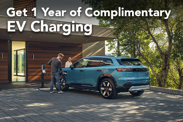 Get 1 Year of Complimentary EV Charging